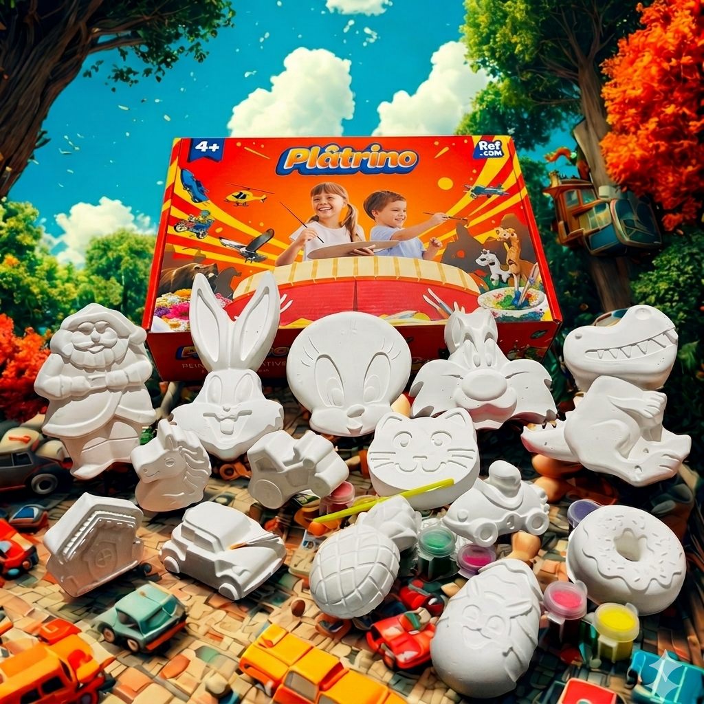 Box Plâtrino — kit de coloriage en plâtre pour enfants